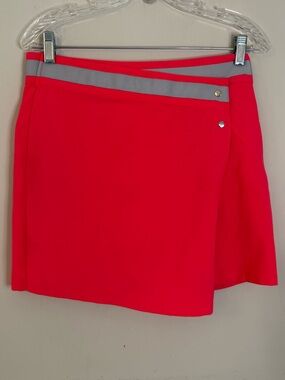 Tommy Armour Dri-Logic orange versatile athletic skort SZ 6